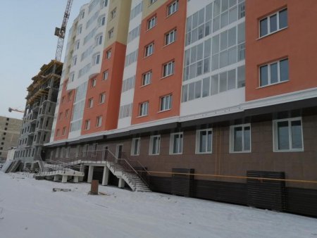 В Якутске продолжается строительство многоквартирного дома  по ул. Лермонтова