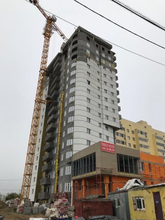 О ходе строительных работ на объекте  «Многоквартирный жилой дом по ул. Автодорожная в квартале 11 г. Якутска, 16-этажный жилой дом (2 очередь)»